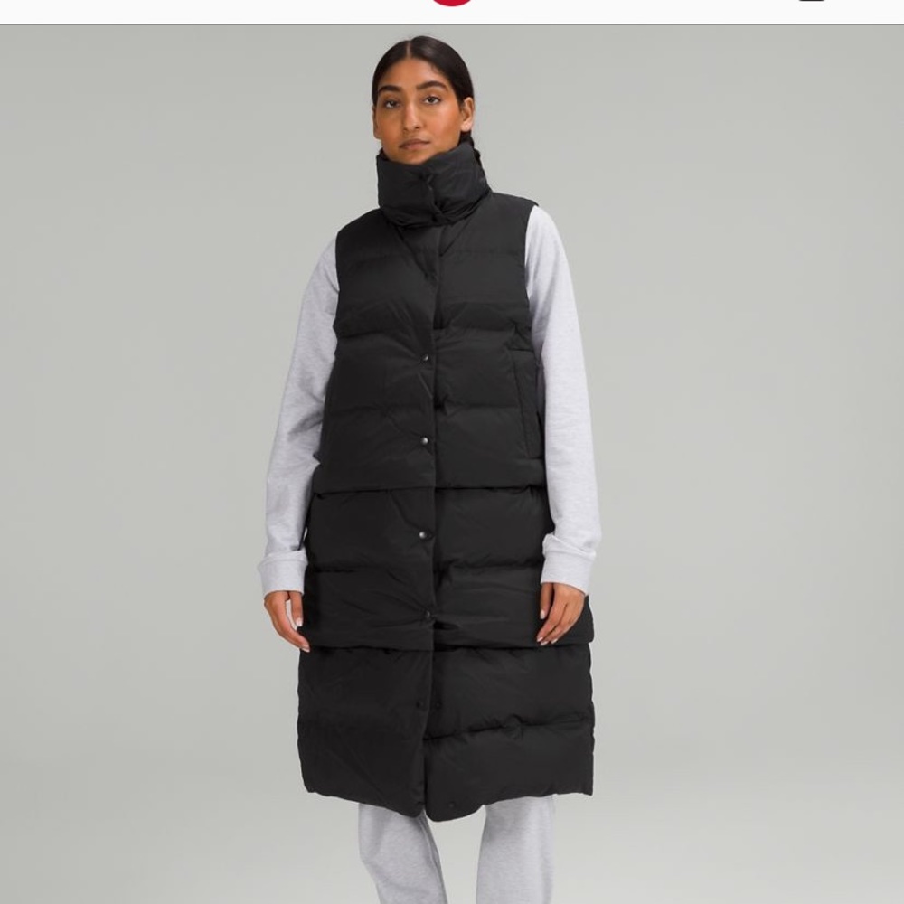 transformable parka size 4 black